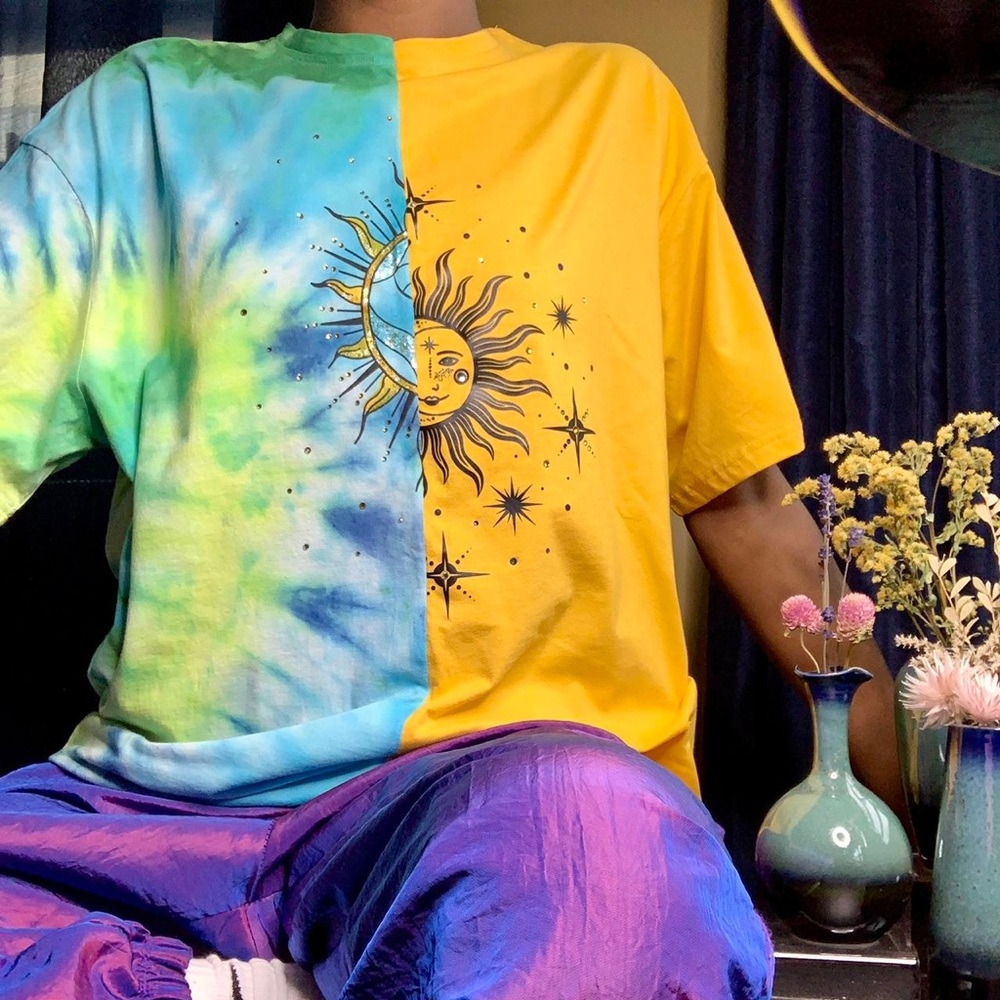 1 of 1 Upcycled Custom Graphic Shirt